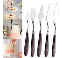 Comprar Juego De Espátulas De Arte Para Crema Y Pintura Repostera 
