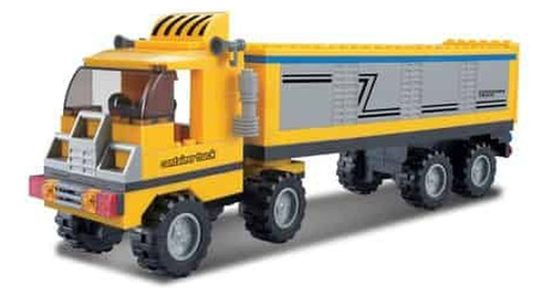 Bloques Construir Juguete Construction Container Truck