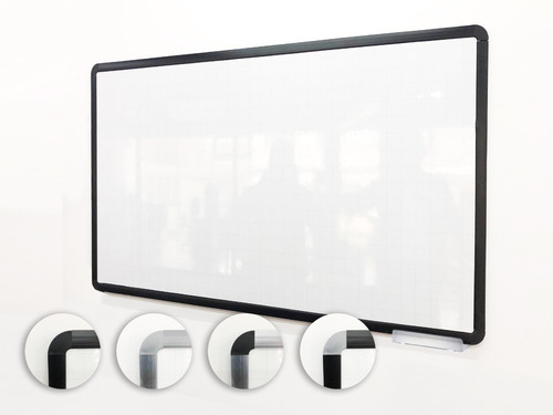 Imagen 1 de 8 de Tablero Acrílico Blanco Borrable 120 X 80cm + Portaborrador