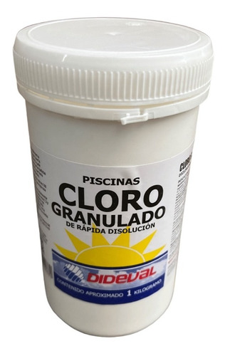 Cloro Granulado Para Piscinas 1 Kilo, Cloración, Dideval