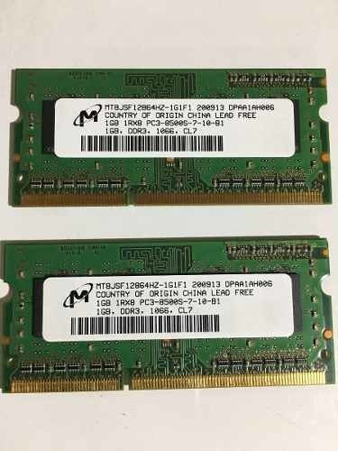 Memoria RAM 1GB 1 Micron MT8JSF12864HZ-1G1F1