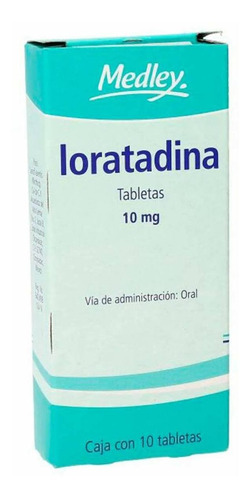 Loratadina 10 Tabletas 10mg