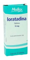 Comprar Loratadina 10 Tabletas 10mg