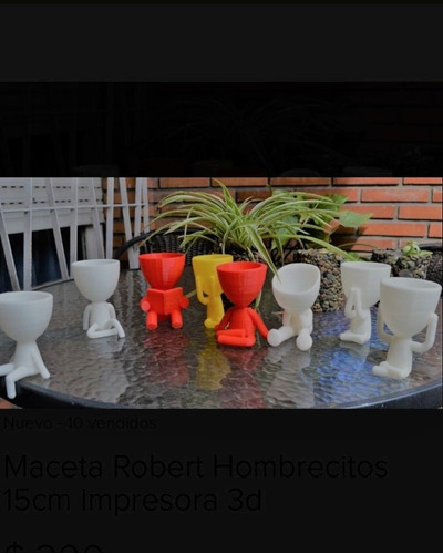 Maceta Madre E Hijo Impresora 3d 15cm