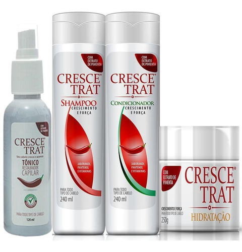 Crescetrat Tônico,shampoo,condicionador,hidratação Antiqueda