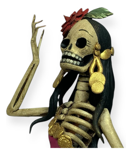 Catrina De Barro Sirena Capula Michoacán