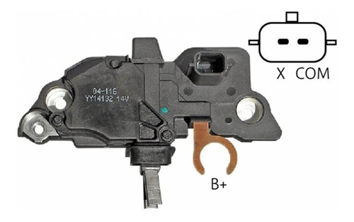 Regulador De Voltage Renault Clio2 Logan Sandero Fluence