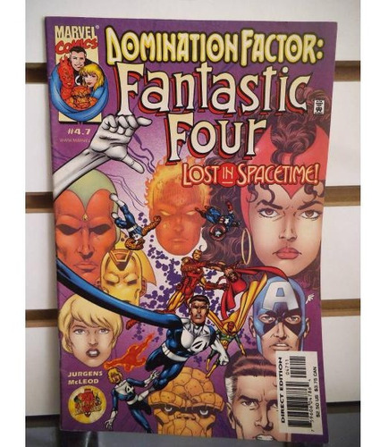 Domination Factor Fantastic Four 4.7 Marvel Comics En Ingles