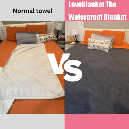 Para Manta Impermeable Para Cama, Manta Reversible De