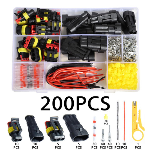 Conectores Impermeables Automotriz Enchufe Coche 2/3pin Kit