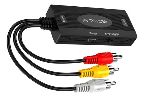 . Convertidor Rca A / A Rca Adaptador Av Compatible Con Av A
