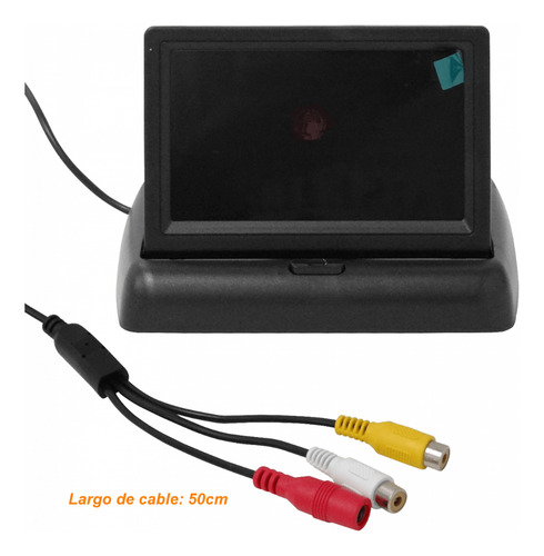 Monitor 4-pulgadas Pantalla Analogo 2-rca-h Plug-5,5x2,1mm A