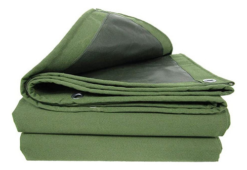 Lona Gruesa Verde Militar Reforzada Impermeable 4x4 M