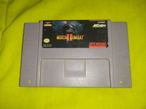 Mortal Kombat 2 Snes Super Nintendo