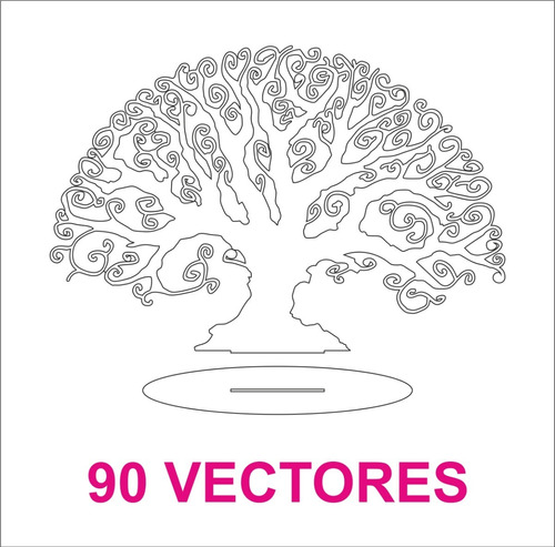 Pack De Vectores Árbol De La Vida - 90 Diseños Diferentes