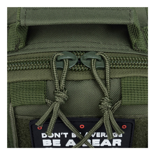 Bolsa Militar Shoulder Bag Tática Transversa Reforçada Peito Cor Verde-musgo