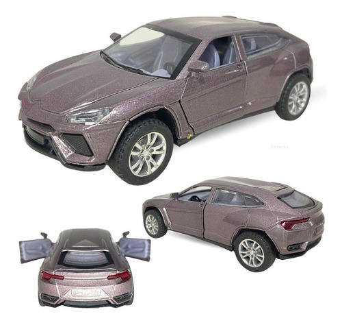 Cochecito en miniatura Lamborghini Urus, color marrón