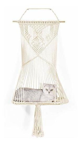 Hamacas De Gato Lifis Macrame Cat Hamaca Cama Decorativa Mac