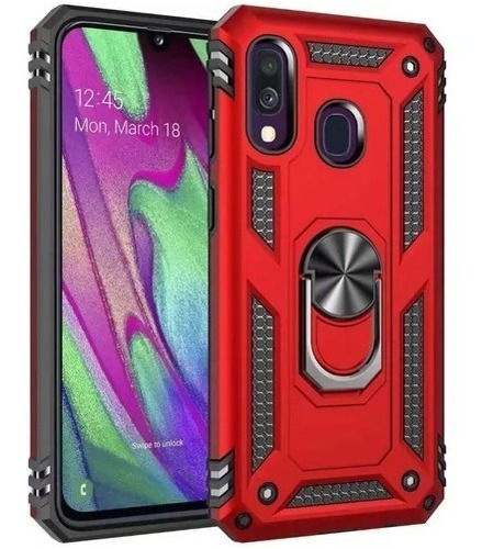 Funda Para Galaxy A40 Sm-a405f Case Cronox Con Cristal 9d