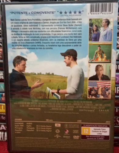 Dvd Terra Prometida - Matt Damon Gus Van Sant * Original (Usado)