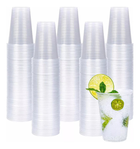 Vasos Plásticos Transparente 200ml 50 Unidades Somoscotillon