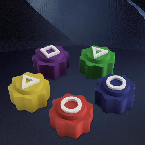 Gonggi Juego Tradicional Coreano De 5 Piezas,con Base