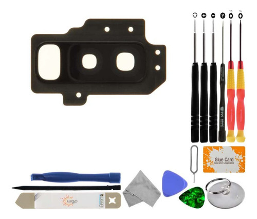 Lente Camara Vidrio Soporte Trasero Para Samsung Galaxy S9+