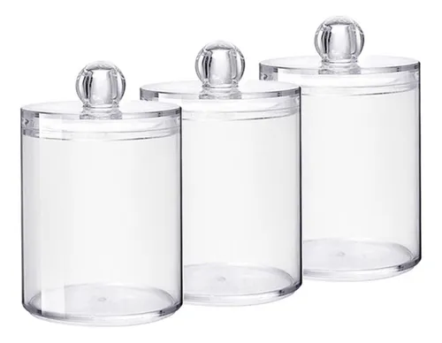 comprar Frascos De De 3 Piezas Con Tapas Organización Baño A