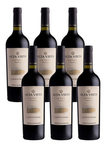 Vino Alta Vista Premium Cabernet Franc 750ml. Caja 6 Un.