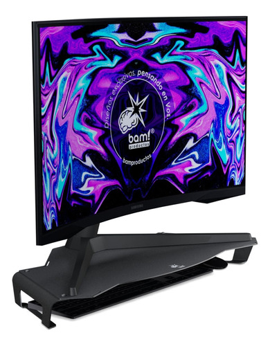 Soporte Monitor Gamer Bam G5l Largo Samsung/univ Premium!!!