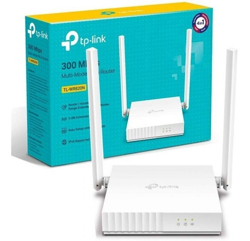 Router Wifi Inalámbrico 300 Mbps Tp-link Tl-wr820n