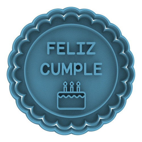 1531 Cookie Feliz Cumple Torta Frases Basicas