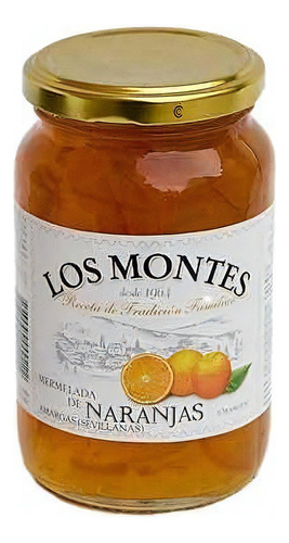 Mermelada De Naranjas Amargas Sevillanas X450g - Los Montes