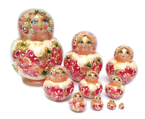 Muñeca Matrioska Rusa Decoracion De Cocina Tradicional 14 Cm