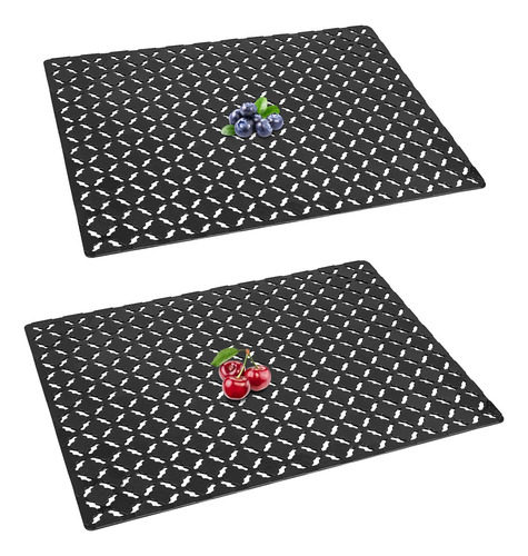 Qulable 2pack Sink Mats For Bottom Of Kitchen Sink - Pvc Si.