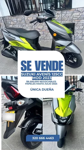 Suzuki Avenis 125 Modelo 2023