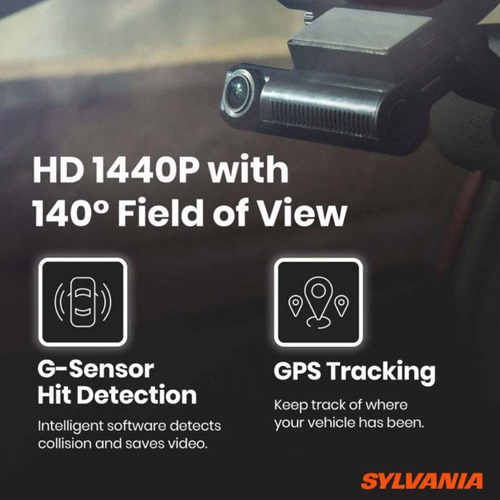 Cámara De Tablero Sylvania Roadsight Stealth 280 Grados