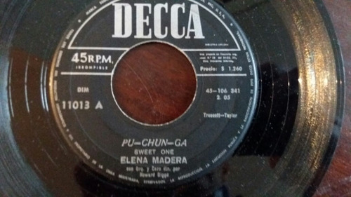 Vinilo De Elena Madera Pepito (o-42 (Usado)