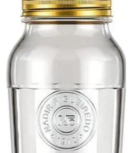 Frasco Tarro Canister Hermético Con Tapa Nadir 1500ml Transparente