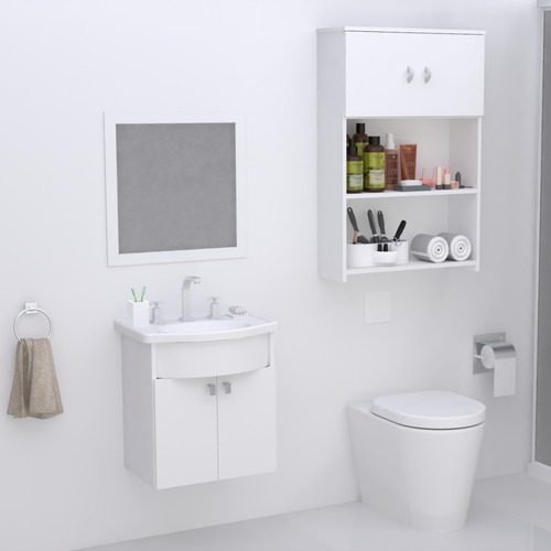 Mueble Colgante Organizador Resistente Sobre Inodoro Baño