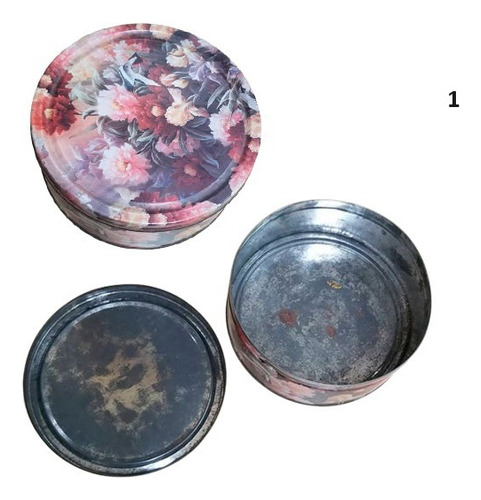 Lata - Caja Metalica - Contenedor De Colección - Vintage (Usado)