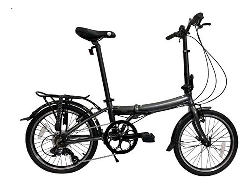 Solorock Tides - Bicicleta Plegable De Aluminio De 7 Veloci.