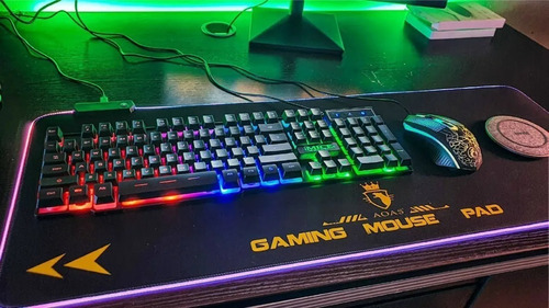 Alfombrilla Led S4000 Para Mouse