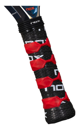 Raquete de beach tennis Nox V10 2025 Carbon 12K azul escuro