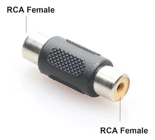 Ruitexun Rca Al Conector Rca, Adaptador De Conector De Con A