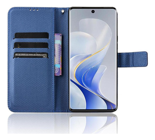 Funda For Vivo V40 5g Tarjetero Soporte Magnético Billetera
