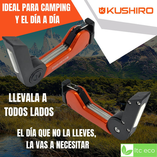 Cortaplumas Navaja Multiuso Kushiro Con Luz E Iman Llavero