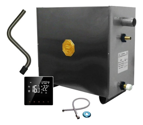 Sauna Vapor Impercap 21kw + Smart Wifi + Tubo Aço 220v Tri