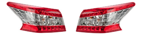 Par De Calaveras Nissan Sentra 2013 2014 2015 2016 C/led Ext