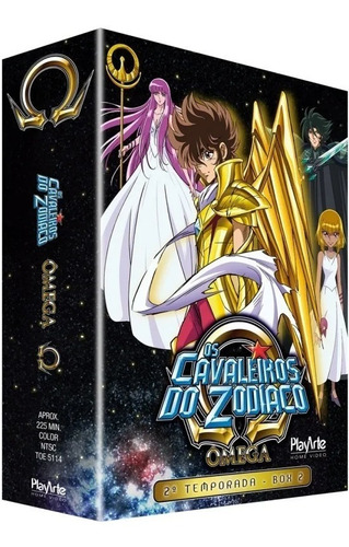 Box Os Cavaleiros Do Zodíaco Ômega 2ª Temporada Vol. 2 Dvd